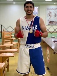 حصول الطالب/ عبد الرحمن اسماعيل نصار على بطولة الجامعة فى الملاكمة والميدالية الذهبية بكلية التجارة جامعة بنها للعام 2025..2026